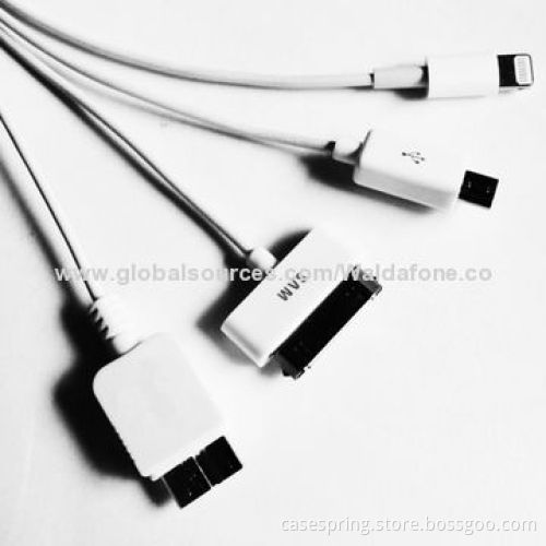 1 to 4 USB Cable for iPhone 4/5/Samsung/Android USB Port, Lightweight, Easy to Carry